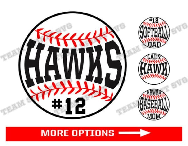 Hawks Baseball SVG Baseball Laces Download Files Dxf Eps Etsy
