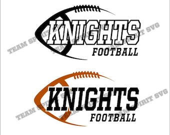 Knights Football Download Files - SVG, DXF, EPS, Silhouette Studio, Vinyl Cut Files, Digital Cut Files -Use with Cricut and Silhouette