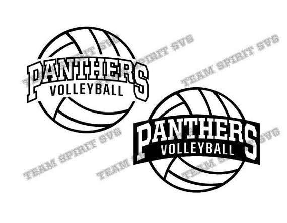 Panthers Volleyball Svg Panther Volleyball Download Files Dxf Etsy
