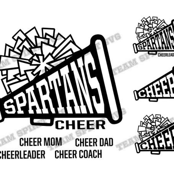 Spartans Cheer Svg - Etsy