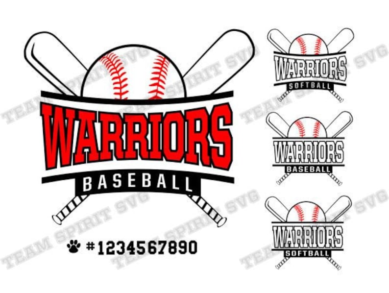 Download Warriors Baseball svg Softball Bat Download File Baseball ...