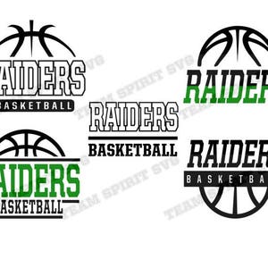 Raiders Basketball Pack Download Files - SVG, DXF, EPS, Silhouette Studio, Vinyl  Files, Digital Cut Files -Use with Cricut and Silhouette