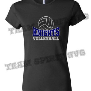 Knights Volleyball Download Files SVG, DXF, EPS, Silhouette Studio ...