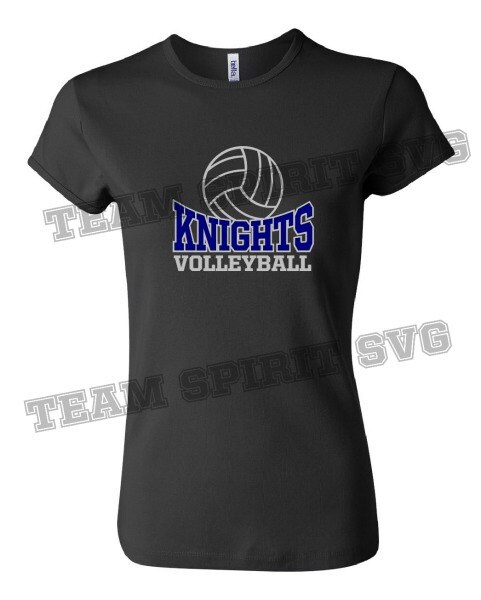 Knights Volleyball Download Files SVG DXF EPS Silhouette - Etsy