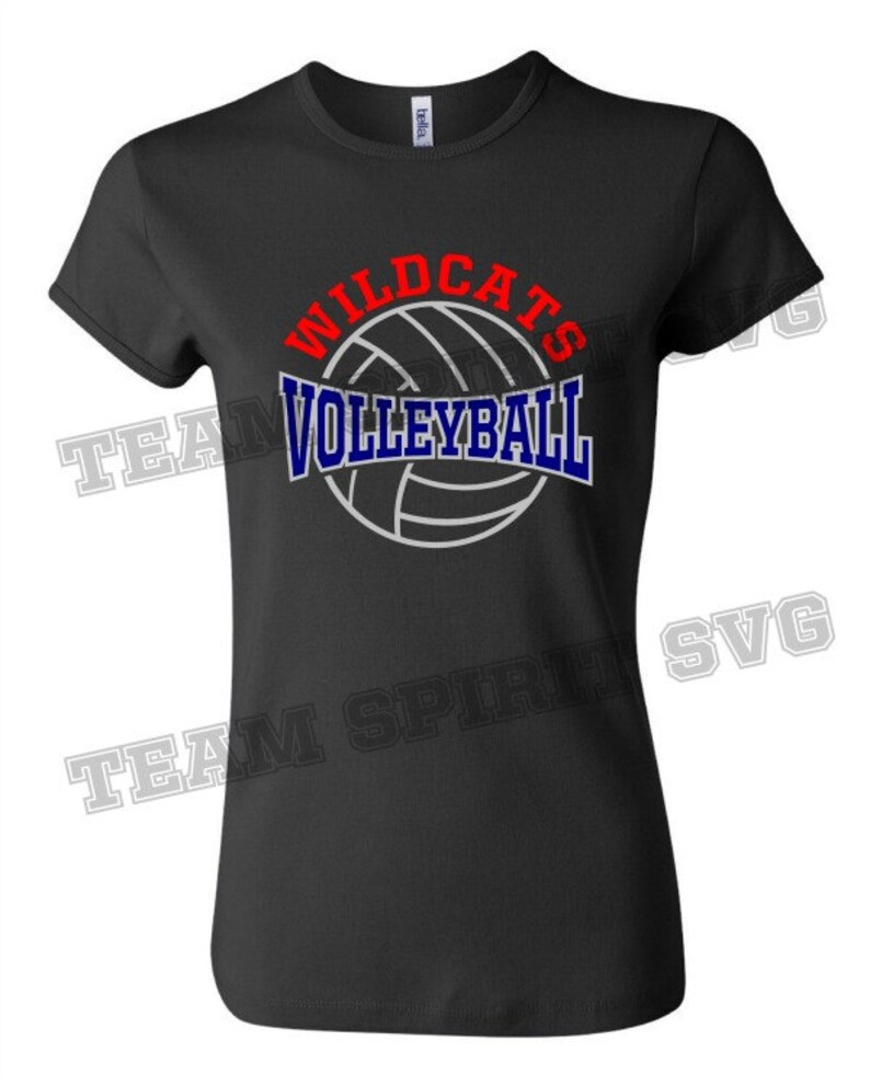 Wildcats Volleyball Download Files SVG DXF EPS Silhouette | Etsy