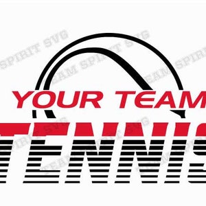 Tennis Team SVG Download Files diy tennis shirt design dxf eps svg png jpg tennis ball svg Digital Vinyl Cut Files for Cricut Silhouette