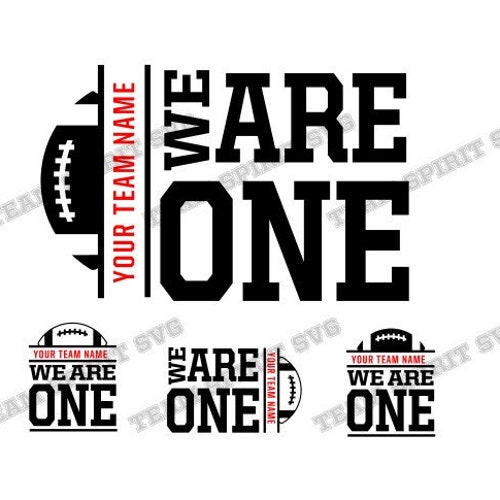 Football SVG Football Team Motto Download Files Sports Etsy