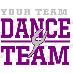 Dance Team SVG Dance png svg, diy Dance Team Shirt Dance Download Files DXF, EPS, Silhouette Studio, Vinyl  Digital Cut Files for Cricut