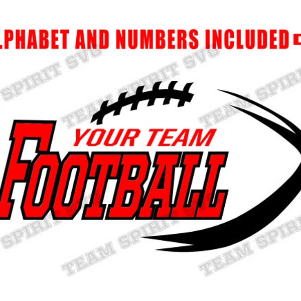 Football SVG Football Team Download Files Sports Quotes png DXF EPS Silhouette Football Lace Vinyl Cut Files Digital Cut Files for Cricut