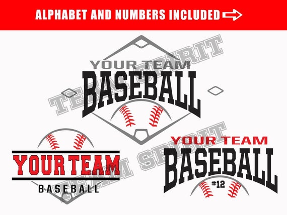 Baseball SVG Baseball Team Shirt Svg Download File Dxf Eps Jpg