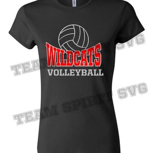 Wildcats Volleyball Download Files SVG, DXF, EPS, Silhouette Studio ...
