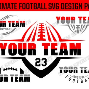 Fußball SVG diy Fußball Team Shirt Design Pack Download Datei Sport Zitat sportlich SVG Alphabet Fußball Cricut Silhouette Digital geschnitten Datei