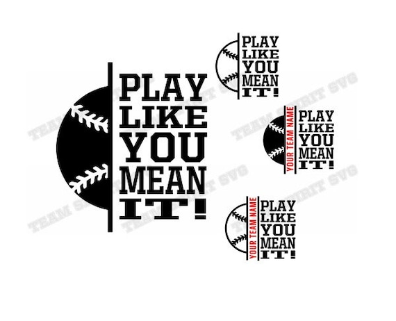 Download Baseball Svg Softball Team Motto Download Files Sports Etsy