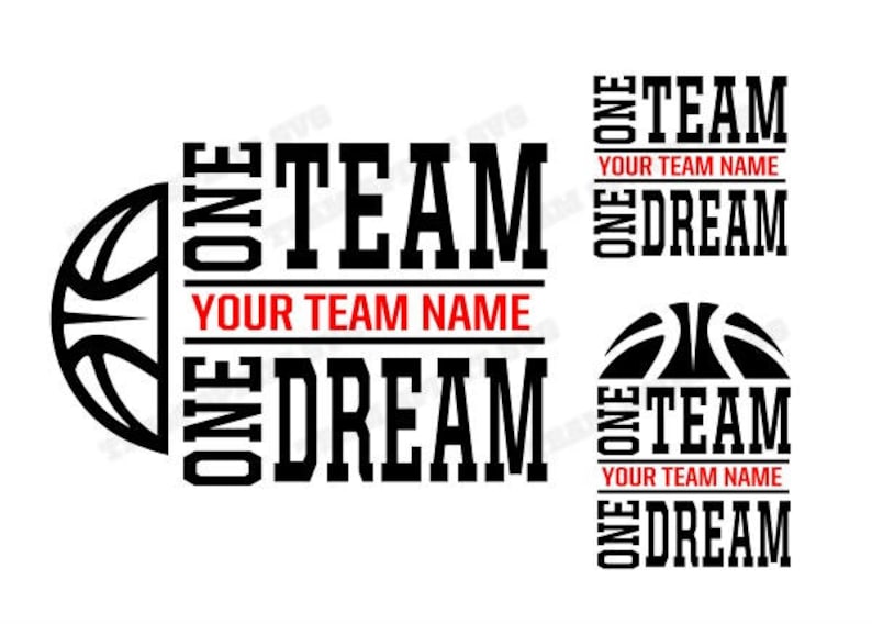 Basketball Team SVG Team Motto Download Files Sports Quotes Etsy