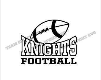 Knights Football Download Files - SVG, DXF, EPS, Silhouette Studio, Vinyl Cut Files, Digital Cut Files -Use with Cricut and Silhouette