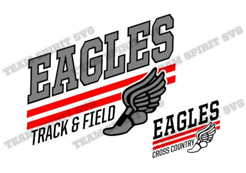 Eagles Track SVG Cross Country SVG Track and Field Download Etsy