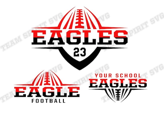 Eagles SVG Football Design png dxf eps jpg Vinyl Cut Files, Eagle Football Sublimation, DIY Football Shirt Design, for Cricut, Silhouette