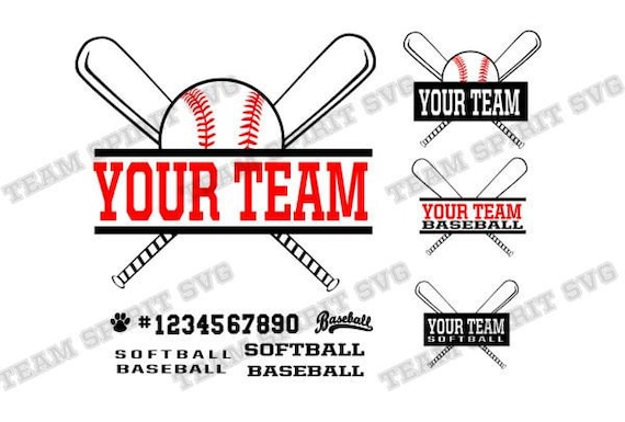 Download Baseball Bat Svg Baseball Team Download File Softball Svg Etsy