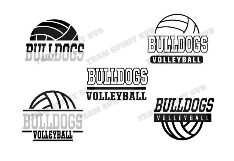 Download Bulldogs Volleyball Pack Download Files SVG DXF EPS | Etsy
