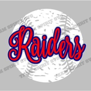 Baseball SVG Raiders Distressed Baseball Grunge Download File dxf eps Studio3 Raider Softball Digital Vinyl Cut File for Cricut Silhouette