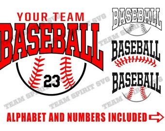 Baseball SVG Baseball Team Shirt svg Download File dxf eps jpg png Baseball Team Design Vinyl Digital Cut File for Cricut. Silhouette