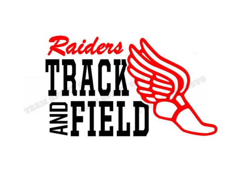 Track and Field SVG Raiders Track Shoe DXF EPS Silhouette Etsy