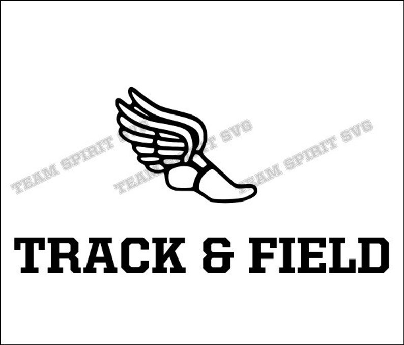 Track and Field Download Files SVG DXF EPS Silhouette | Etsy