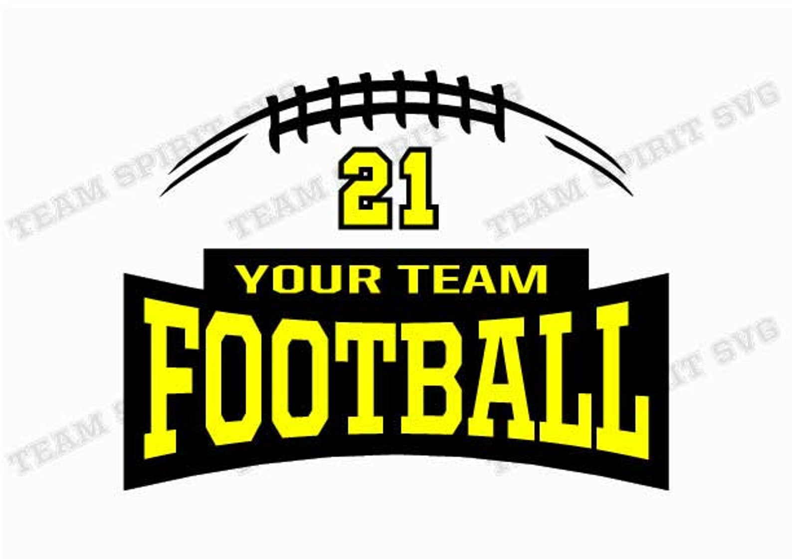 Football SVG Team Motto Football Download Files Sports Quotes Etsy