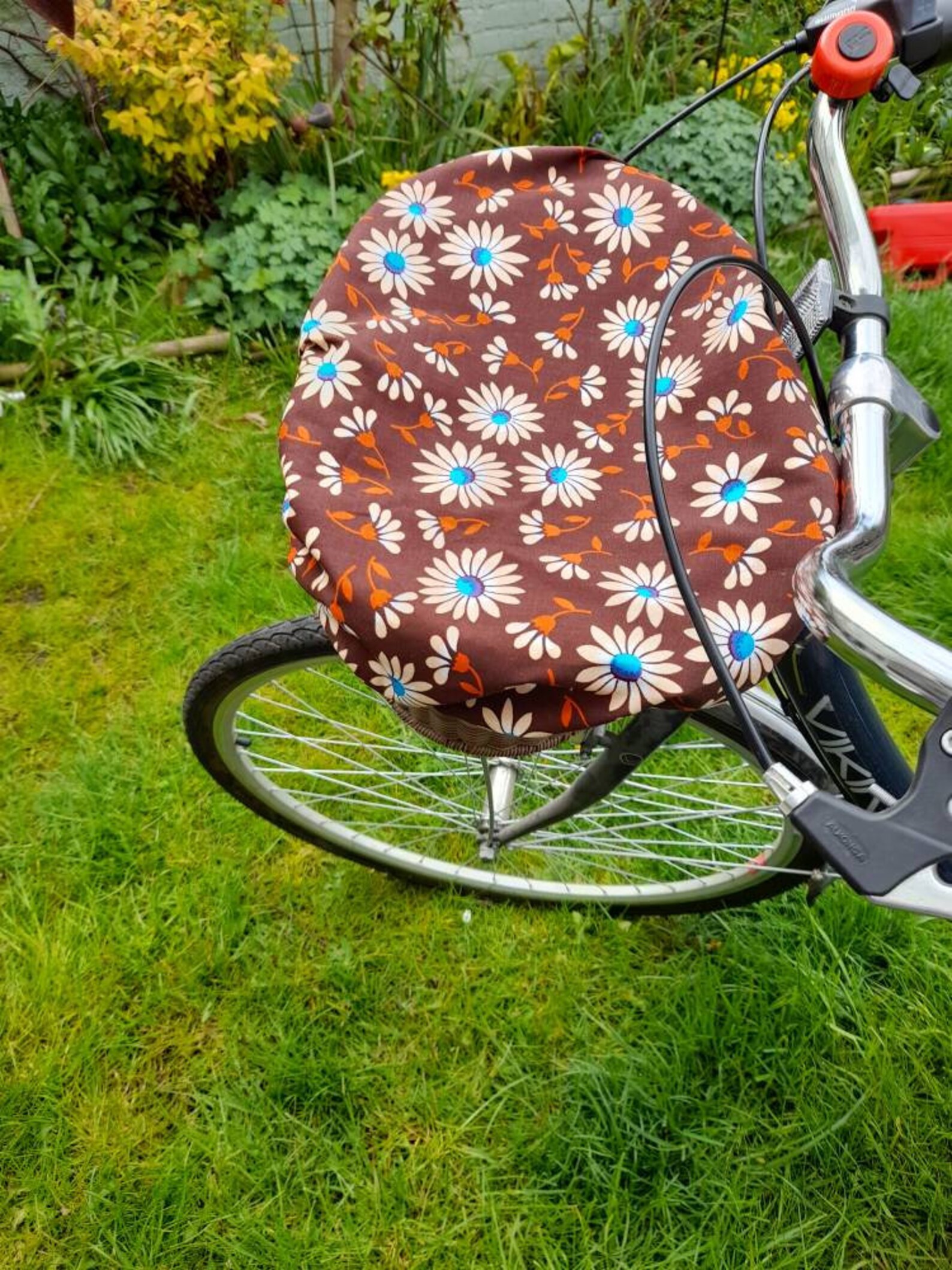 Retro daisy bike basket covers Etsy