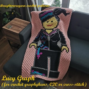 Lucy Graph (for crochet graphghans, C2C or cross-stitch)