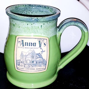 Deneen Pottery – Anna V’s Bed & Breakfast, Historic Lanesboro MN - Mug (2015)!