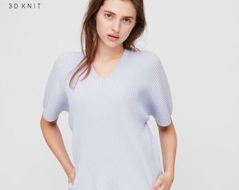 Half Sleeve Sweater - Etsy