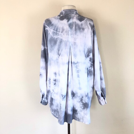 vintage 90s oversized slouchy tie dye blouse | co… - image 8