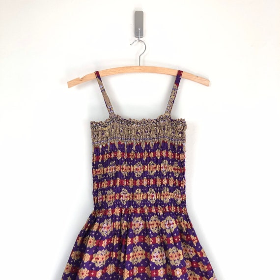 vintage 70s ethnic tribal midi dress | pixel cros… - image 6
