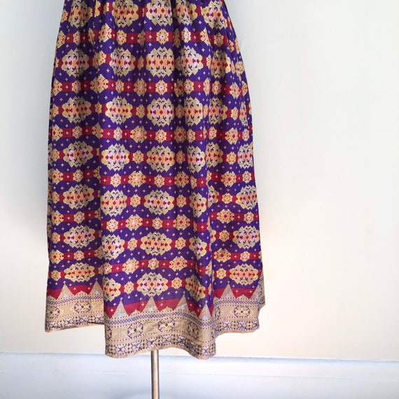 vintage 70s ethnic tribal midi dress | pixel cros… - image 8