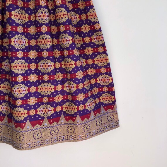 vintage 70s ethnic tribal midi dress | pixel cros… - image 3