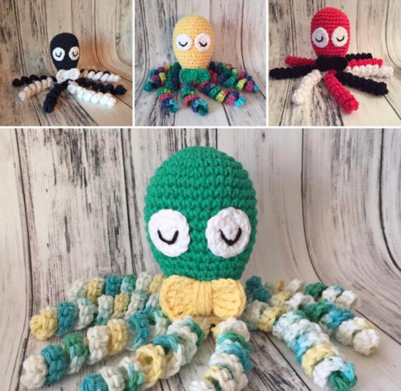 PATTERN ONLY Crochet Preemie Octopus preemie comfort NICU Etsy