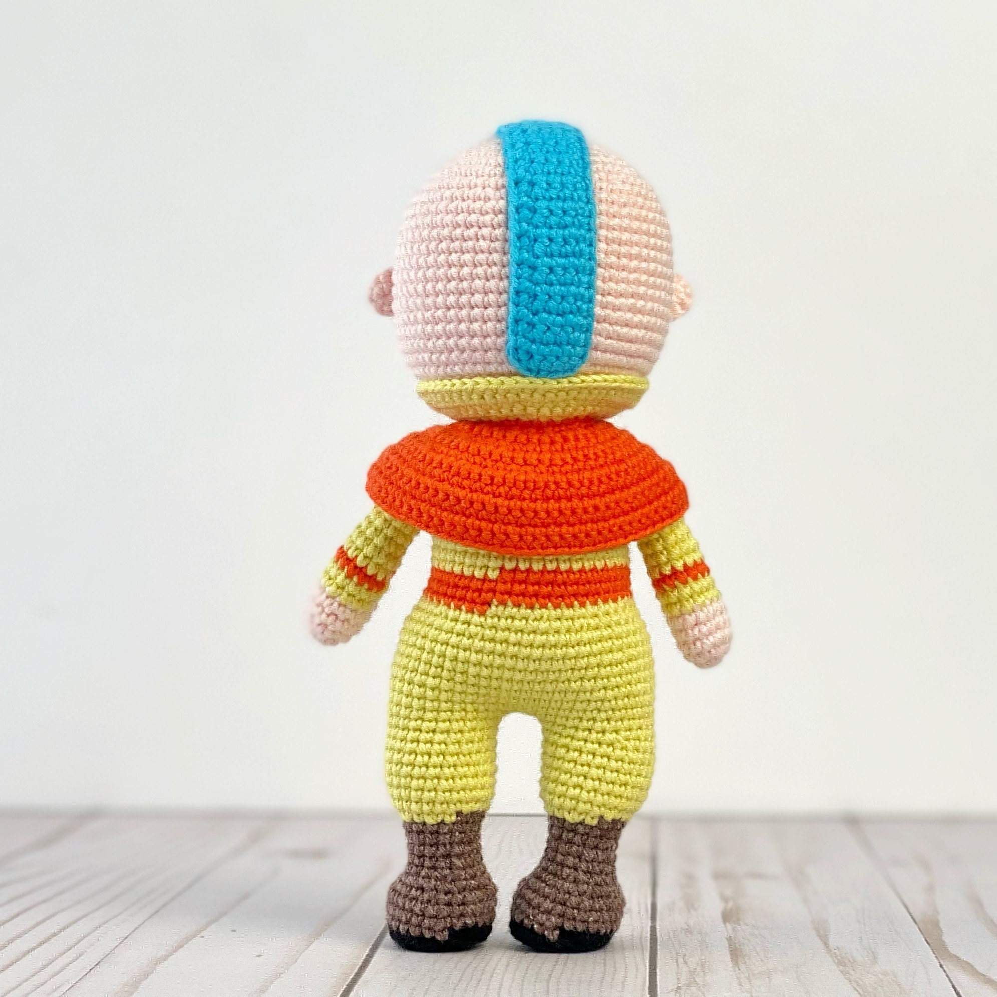 Avatar Aang Crochet PATTERN DIY Crochet Avatar Aang the Last Etsy UK