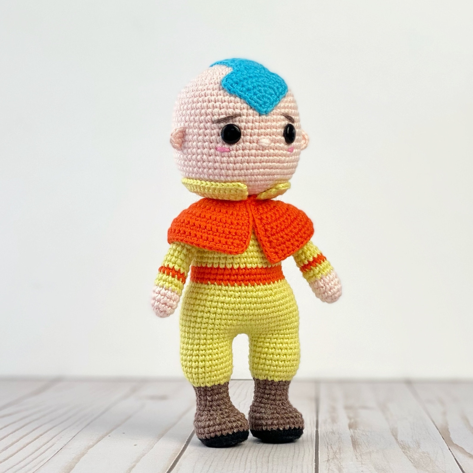 Avatar Aang Crochet PATTERN DIY Crochet Avatar Aang the Last Etsy