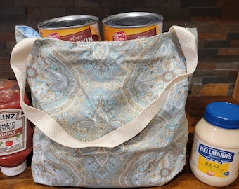 Sac de courses réutilisable en toile de coton Large Strong