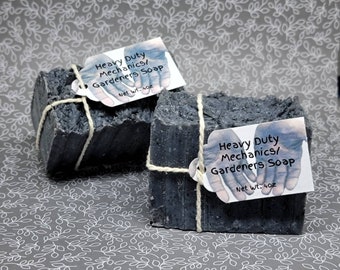 Mechanics Soap with Charcoal-Gardener- Heavy duty Super powerful Cleaning! It may not be pretty but it works! NEW MANY SCENTS