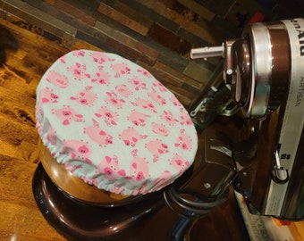 Couvre-bols réutilisables avec doublure de ferme porcine, casserole, pots Mason, couvercles de poignées en fonte, vaisselle, ustensiles de cuisine