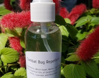 Combat Bug Repellent Spray! 2.5 oz Organic!