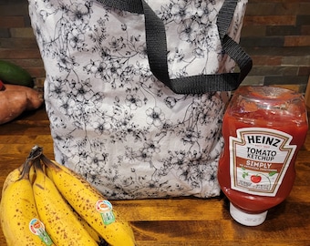 Sac de courses réutilisable en toile de canard robuste Grand Fort