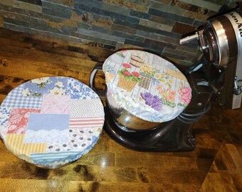 Patchwork Country Cottage Bowl Covers, Casserole, Kitchen aid, dishes