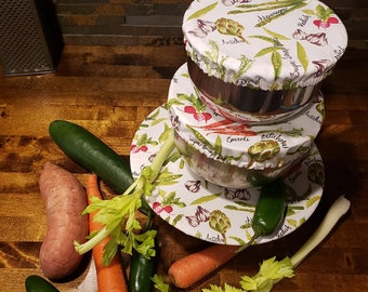 Couvre-bols réutilisables avec doublure végétarienne Plats à ragoût Plats auxiliaires de cuisine