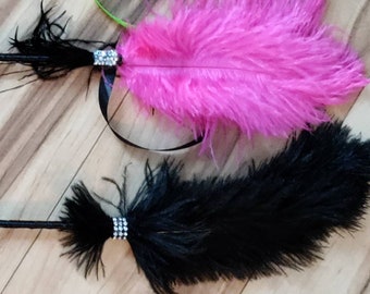 HSBHSJ Toys red lace Blindfold Set Feather Teaser Tickler Feather black for Women or Men 