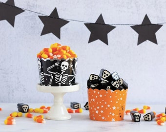 Silver Spooky baking/ Treat cups