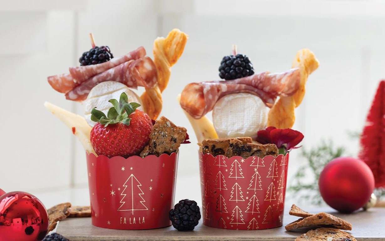 Red Trees Food cups/ baking/ Treat cups