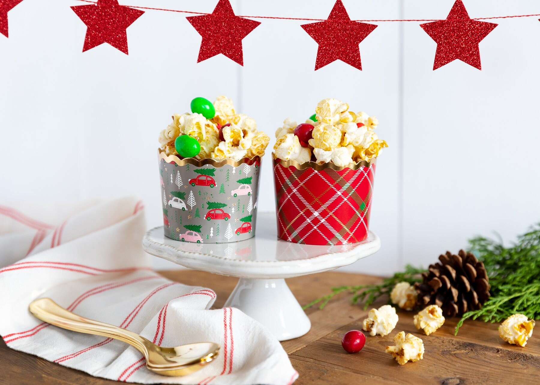 Christmas Baking cups/ christmas treat cups/ christmas Etsy